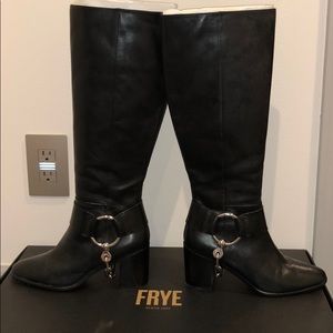 frye julia harness chain boot